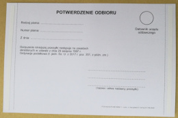 Potwierdzenie odbioru wg Ordynacji Podatkowej wzór 1