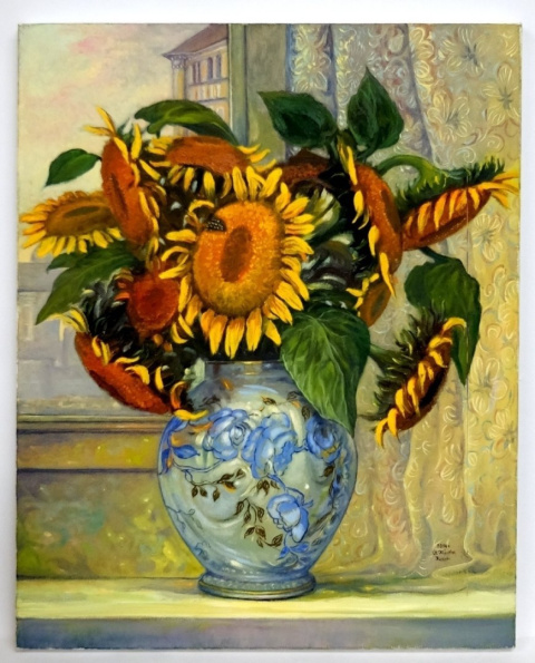 Słoneczniki 40x50 cm, mal. STANISŁAW KLICZKA Słoneczniki 40x50 cm, mal. STANISŁAW KLICZKA